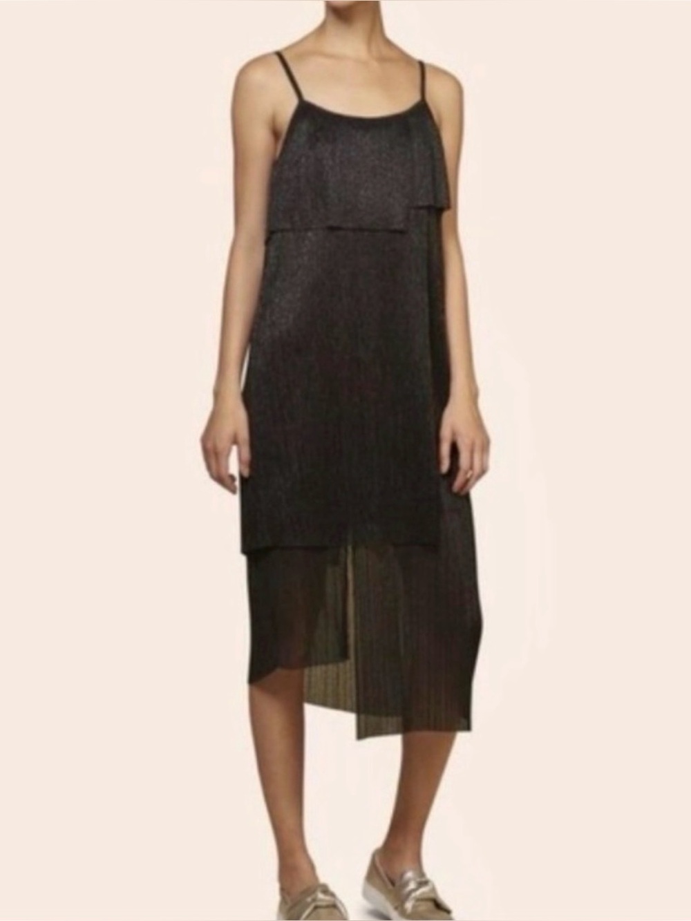 Kinly Shine Multi Tier Dress NWT